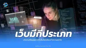 “เว็บมีกี่ประเภท” คำถามที่คนอยากทำเว็บไซต์ต้องทำความเข้าใจ