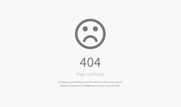 404 Page Not Found