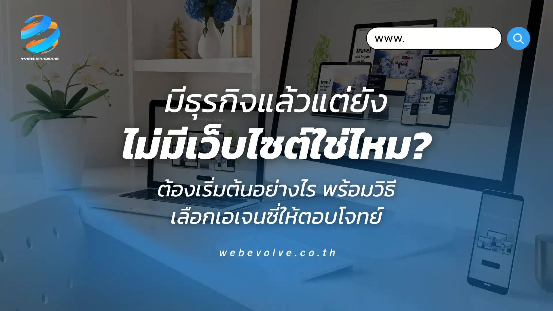 มีธุรกิจแล้วแต่ยังไม่มีเว็บไซต์ใช่ไหม? ต้องเริ่มต้นอย่างไร พร้อมวิธีเลือกเอเจนซี่ให้ตอบโจทย์